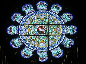 Kirchenfenster in der ev. Ringkirche, Wiesbaden